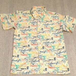 Pittsburgh Pirates Hawaiian Shirt With Matching Reversible Bucket Hat